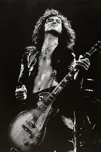 Jimmy Page - Led Zeppelin - Fine Art Giclee Canvas Print Photo Wall Art. (004) - Picture 1 of 5