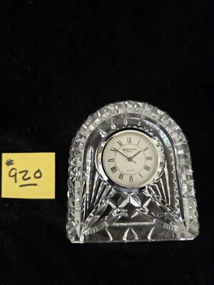 RELOJ WATERFORD RECTANGULAR, 4.5"H, 3"W, EXCELENTE ESTADO Foto 1 de 4