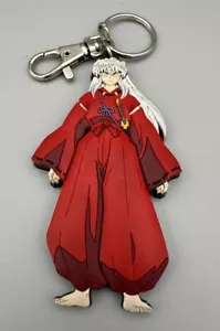 Inuyasha Rubber FLAT KEYCHAIN Anime - Rumiko Takahashi - Licensed - Picture 1 of 3