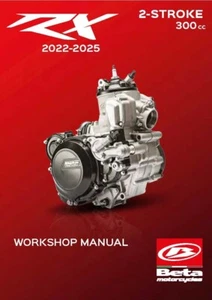 Beta Engine service workshop shop manual 2023 RX 300 2 Stroke - Picture 1 of 24