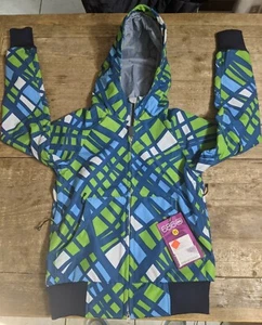 NWT Women's XS 686 Plexus OASIS Softshell infiDRY Snowboard Jacket Lime Blue NEW - Picture 1 of 12