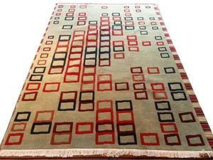 Hand-knotted Nepali Woolen Carpet 60 Knots,170 Cm x 240 Cm - Picture 1 of 6