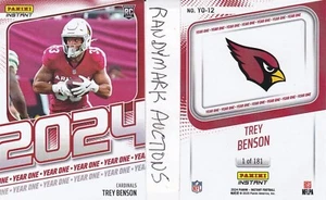 Trey Benson ARIZONA CARDINALS 2024 PANINI INSTANT YEAR ONE YO-12 x/181 RC - Bild 1 von 1