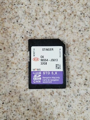2020-2022 KIA STINGER GPS Navigation SD CARD MAP 96554-J5613 - Image 1 of 2