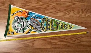 1990s Eric Williams NBA Boston Celtics Signed Original 30 X 12 Pennant - Picture 1 of 2