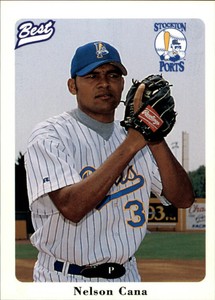 1996 Stockton Ports Best #21 Nelson Cana - NM-MT