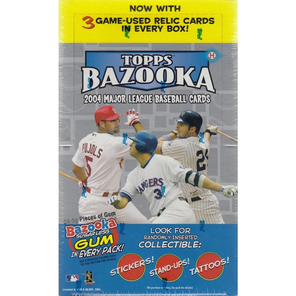 2004 Topps Bazooka Baseball Pick Your Card (Base, Inserts, Minis & Red Chunks) - Image 1 of 1