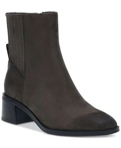Style&Co Orleyy Womens Dress Bootie Dark Grey Faux Leather 10017863500 - Picture 1 of 6