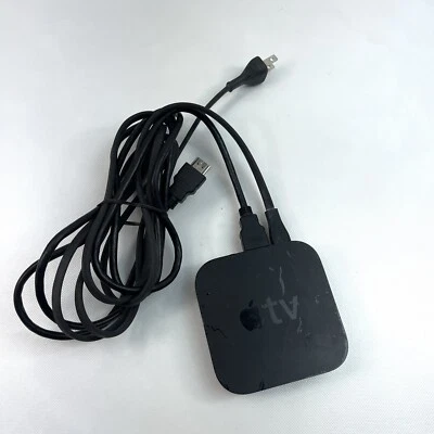 Apple TV Media Streamer Black Old Generation HDMI - Image 1 of 4