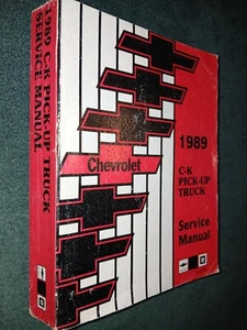 Chevrolet 1989 camioneta suburbana blazer manual de taller/libro original de camioneta GM - Imagen 1 de 4