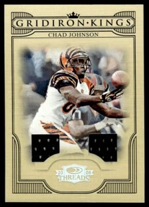 2008 Donruss Threads Pro Gridiron Kings Chad Johnson 036/250 Cincinnati Bengals - Picture 1 of 2