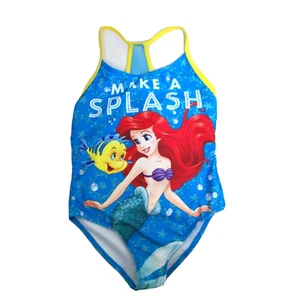 Disney Princess Little Mermaid/Ariel one-piece kids swimwear sz 5/6 - Picture 1 of 3