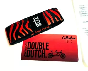 ZOX **DOUBLE DUTCH** Silver Strap Small NIP Wristband w/Card RETRO 10 - Picture 1 of 3