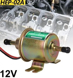 12V 2.5-4 PSI Gas Diesel Inline Low Pressure Electric Fuel Pump HEP02A Universal - Picture 1 of 11