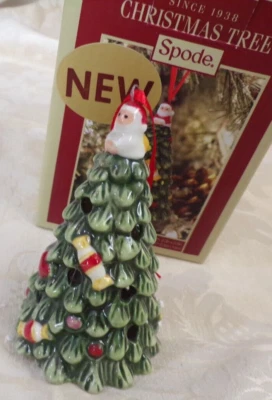 Spode Árbol de Navidad Multicolor LED Árbol 3.5" Adorno Foto 1 de 4