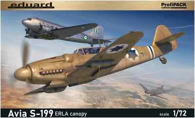 Eduard 70152 Avia S-199 ERLA Canopy Profipack Edition Kit Montaggio 1/72 - Immagine 1 di 3