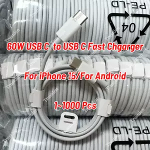 Wholesale 60W Type C Fast Charging USB C To C PD Cable For iPad Pro/Air/Macbook - Picture 1 of 10