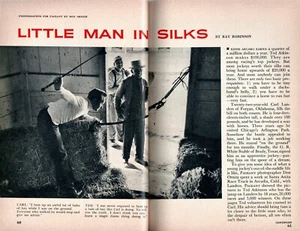 FOTOS PICTÓRICAS DE SANTA ANITA DON ORNITZ STORY 1957 THE HORSE RACING LIFE - Imagen 1 de 2
