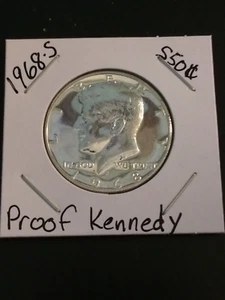 1968-S PROOF 40% SILVER KENNEDY HALF DOLLAR - Picture 1 of 6