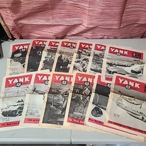 Lot of 13 Yank The Army Weekly WW2 Vintage Magazine Newspaper Reprints - Picture 1 of 5