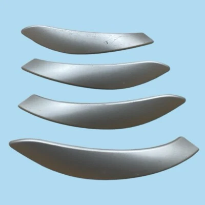 Juego de molduras de manija de puerta interior plateadas OEM 12-18 BMW F30 320i 328i 335i Foto 1 de 4