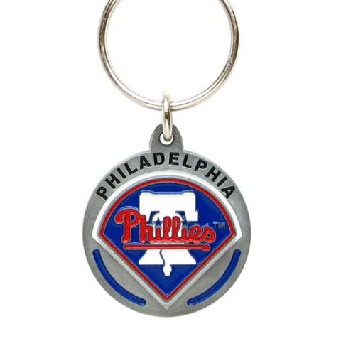 Philadelphia Phillies Zinc Team Logo Keychain MLB New Cover