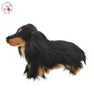 HANSA Golf Putter Headcover Realistic Animal Plush PT BH8365 Dachshund Long Hair - Picture 1 of 6
