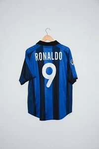 🔥2001/02 RONALDO jersey authentic shirt Inter Brazil player issued? - Foto 1 di 7