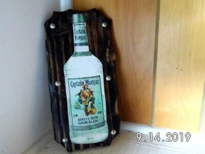 Handmade Wooden Captain Morgan White Rum Bar/Liquor Label Sign 2019 - Picture 1 of 9