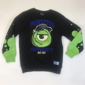 Disney boys 100%AUTHENTIC pullover crewneck sweater size medium monters ink - Picture 1 of 5