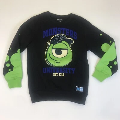 Disney Niños 100% AUTÉNTICO Jersey Cuello Redondo Suéter Talla Mediana Monters Tinta Foto 1 de 4