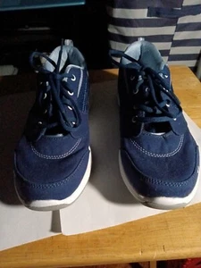 pre-owned women's sneakers by ryka size 7.5 color is dark blue - Picture 1 of 10