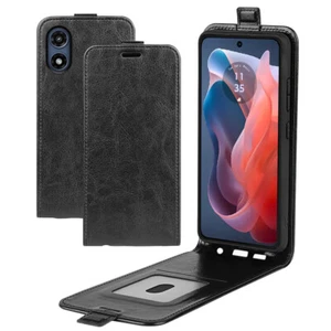 PU Leather Wallet Phone Case W/ Magnetic Closure For Motorola Moto G Play 2024 - Picture 1 of 37