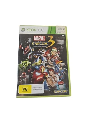 Xbox 360 Marvel vs Capcom 3 Fate of Two Worlds Complete w/ Manual PG PAL  - Image 1 of 4
