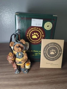 Boyds Bears "Bee Happy" Sunny Buzzby Weihnachtsschmuck 1995 mit Box #25714 - Bild 1 von 8