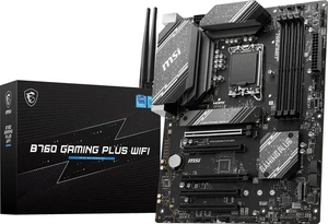 B760 Gaming Plus WiFi Gaming Motherboard (Supports 12th/13th/14th Gen Intel P... - Picture 1 of 7