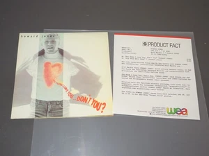 HOWARD JONES - YOU KNOW I LOVE YOU / 2-SINGLE-SET 1986 (MINT-) 7'' & PROMO-SHEET - Bild 1 von 4