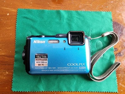 NIKON COOLPIX AW120 DIGITAL UNDERWATER CAMERA - Image 1 of 4