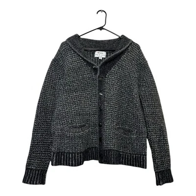 Cárdigan grueso tejido gris mezcla de lana XL Rag & Bone x Neiman Marcus suéter Foto 1 de 4