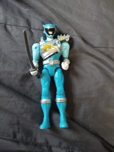 Power Rangers Dino Super Charge 5" Aqua Ranger Action Figure Bandai MMPR - Picture 1 of 6