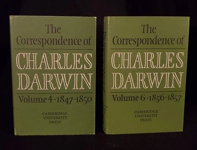 The Correspondence of Charles Darwin - SET - Volumes 4 & 6 Hardcover DJ Books - Image 1 of 4