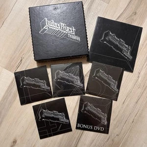 Judas Priest - Metalogy 4CD/DVD 2004 Sony Box Set Booklet 80s Metal Fast Ship - Foto 1 di 8