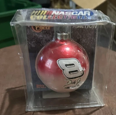 Nuevo Dale Earnhardt Jr. #8 NASCAR Coleccionables Adorno de Navidad EE. UU. Carreras de Automóviles Foto 1 de 3