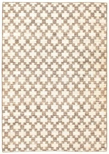 Vintage Hand Woven Carpet 5'4" x 7'9" Traditional Jute Kilim Rug - Picture 1 of 9