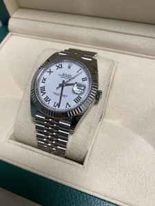 Rolex Datejust 41 126334 White Dial Jubilee Steel & White Gold Full Set 2022 - Picture 1 of 12