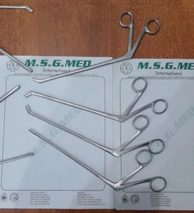 Intervertebral Disc Rongeurs Stright/UP/Down 20cm Stainless 4PCS Quality 100% - Picture 1 of 5