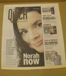 DFW Quick Magazine February 05 2004 Norah Jones Gay Marriage Football 2.05.04 - Picture 1 of 2