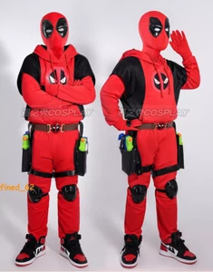New Deadpool 3 Kidpool Cosplay Full Set Hoodies Children Boys Costume Halloween - Picture 1 of 14