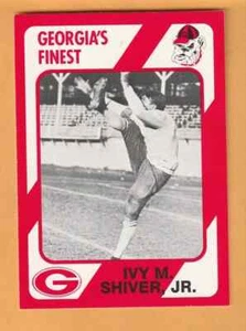 Ivy M. Shiver Georgia Bulldogs 1989 Card #2 Sylvester GA Cincinnati Reds - Picture 1 of 2