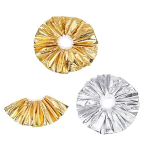 Metallic Skirt Elastic Waist Princess Ballet Dance Dress For Kids Girls - Picture 1 of 11